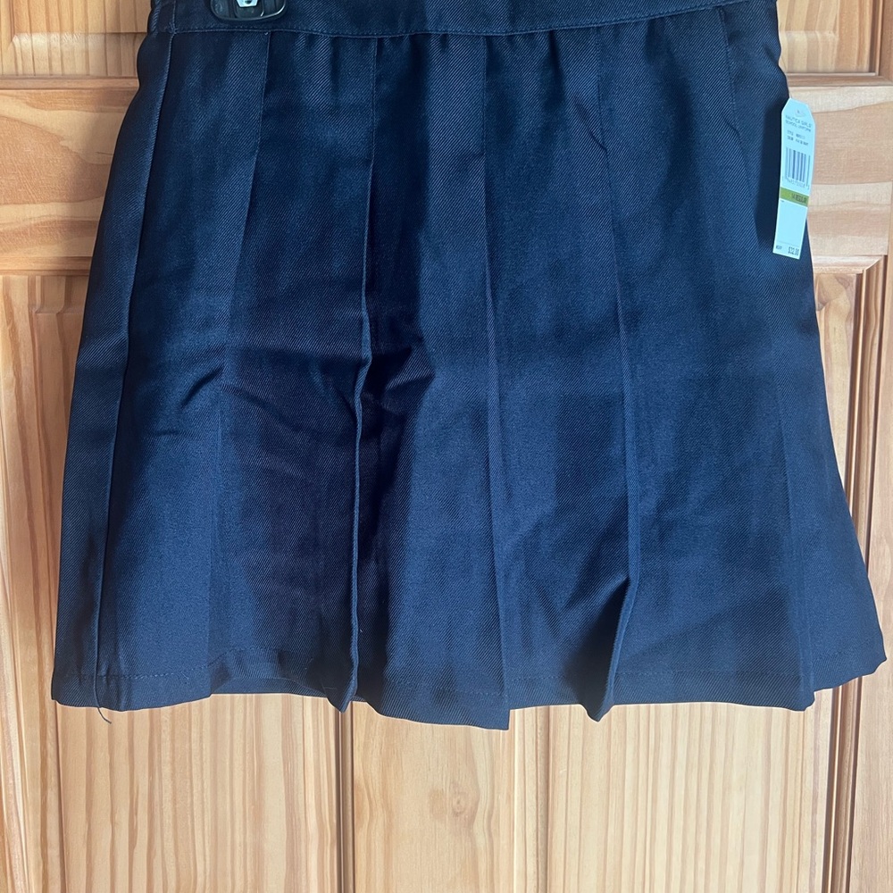 Nautica Navy Pleated Mini Skort  (Uniform style)